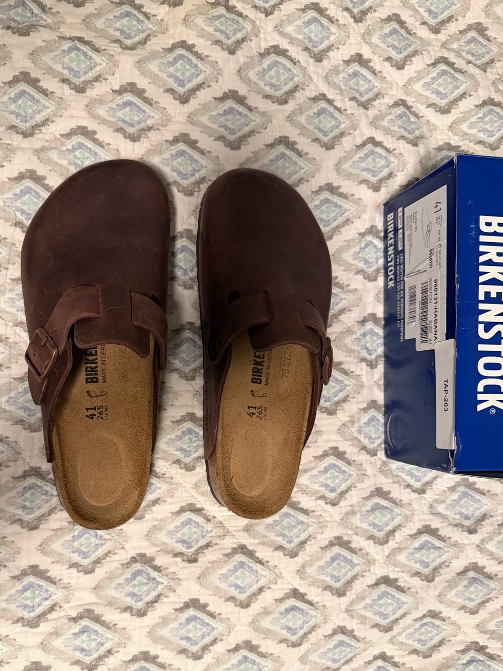 Birkenstock Boston Clog in Dark Brown - Picture 4 of 5